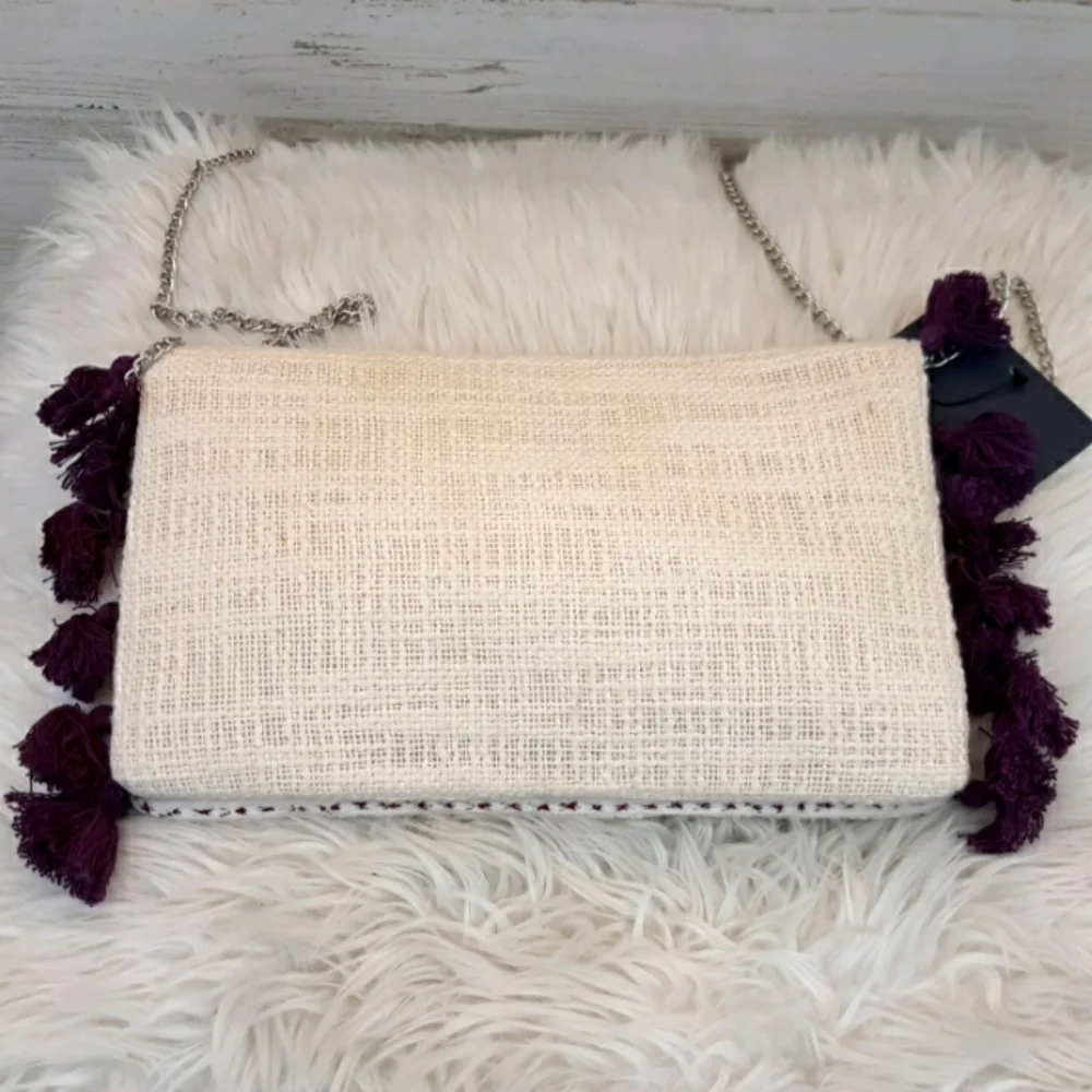 NWT ASMARA CROSSBODY/CLUTCH BEADED BAG - Picture 10 of 13